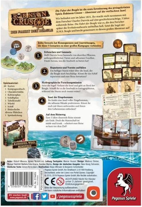 Actual product image Pegasus Robinson Crusoe ride the Beagle (German)
