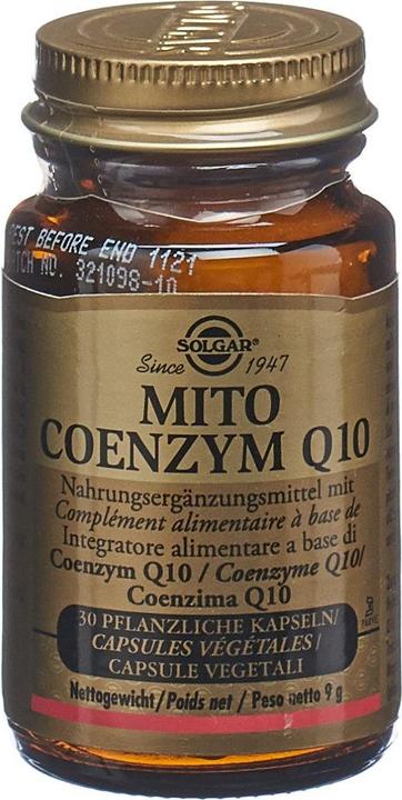 Produktbild Solgar Mito Coenzym Q10 Pflanzliche Kapseln (30 Stk) (30 Stück, Kapseln, 106 g)
