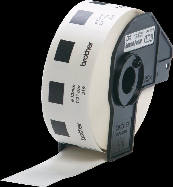 Produktbild Brother DK-11219 Runde Papieretiketten