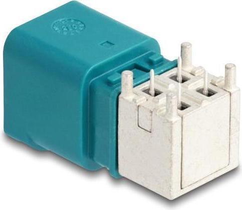 Immagine prodotto Delock Mini FAKRA Z spina quadrupla angolata tipo B PCB (Connettore del cavo di rete)
