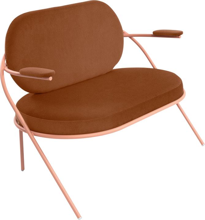 Produktbild Paperflow 2-Sitzer Sofa SATURNE rost rosa Kunstleder