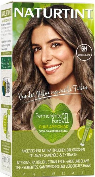 Produktbild Naturtint Permanentes Haarfarbegel 6N Dunkelblond ohne Ammoniak (6N Dunkelblond)
