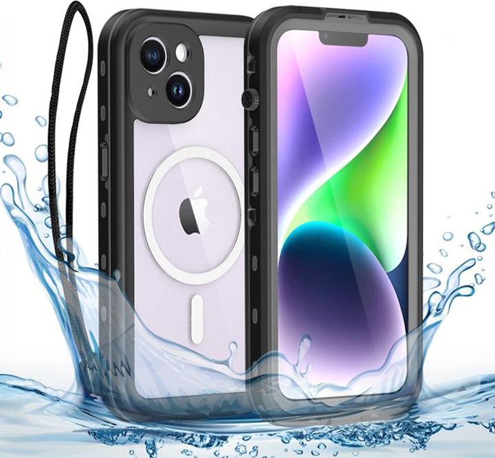 Shellbox - Waterproof IP68 Case - iPhone 14 - Black (Apple iPhone 14)