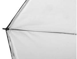 Actual product image Falcon Eyes Jumbo Reflex Umbrella URN-T86TSB1 Diffuser White + Silver/Black Cover 216 cm (Reflector)