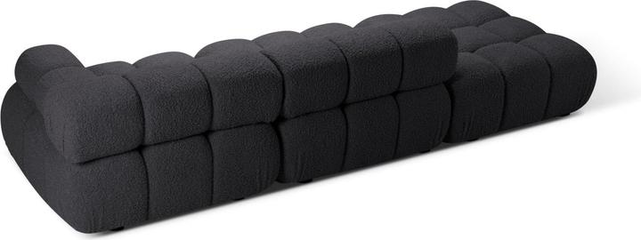 Actual product image Micadoni Velvet Right Modular Sofa, "Bellis", 4 Seats, 282x94x70 Made in Europe (2 person sofa, 3-seater, 4-seater)