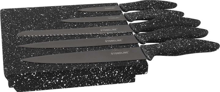 Produktbild Stoneline 5-teiliges Messer Set mit Block