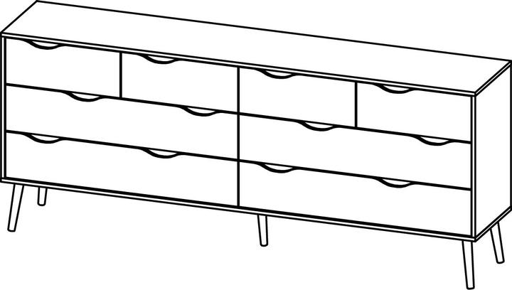 Produktbild Tvilum Oslo (195.5 x 39 x 81.5 cm)