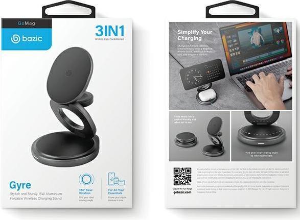 Actual product image Energea GoMag Gyre Wireless Charger (15 W)