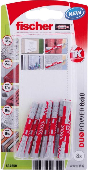 Fischer DuoPower 6x50 K (8) (8 pcs.)