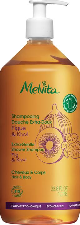 Actual product image Melvita Douche Extra Doux (1000 ml, Liquid shampoo)