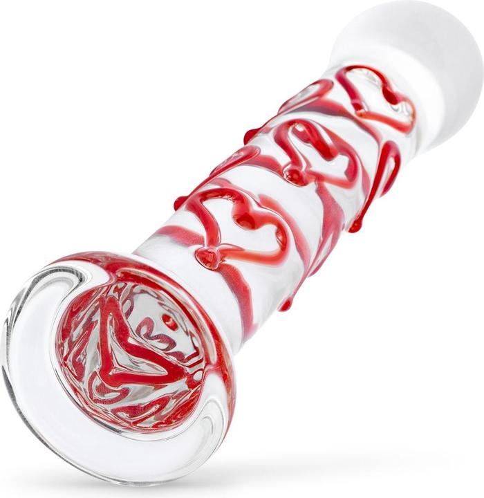 Actual product image Gildo Glass Dildo With Hearts
