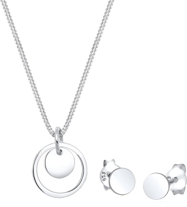 Elli Plättchen, Schmuckset (925er Sterling Silber)