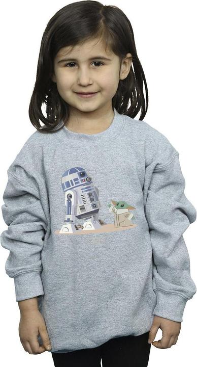Produktbild Star Wars The Mandalorian R2D2 And Grogu Sweatshirt Mädchen (128)