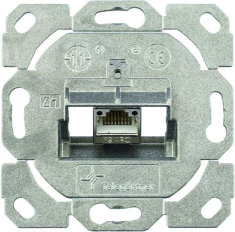 Telegärtner Module holder AMJ-S 1gang UP/0flex Cat6A T568B J0002