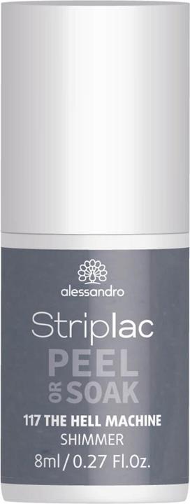 Immagine prodotto Alessandro Striplac Peel o Soak The Hell Machine 8 ml (Grigio, Smalto pelabile)