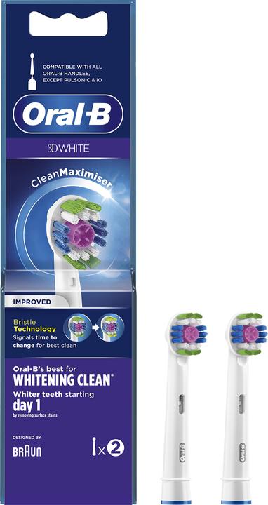 Actual product image Braun Oral-B EB18-2 3D White CleanMaximizer EU (2 x)