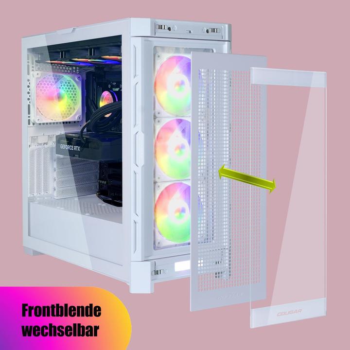 Produktbild Hyrican COUGAR DUOFACE PRO WT 7470 Ryzen 5 9600X WAK 32GB DDR5 1TB SSD RTX 5070 (AMD Ryzen 5 9600X, 32 GB, 1000 GB, GeForce RTX 5070)