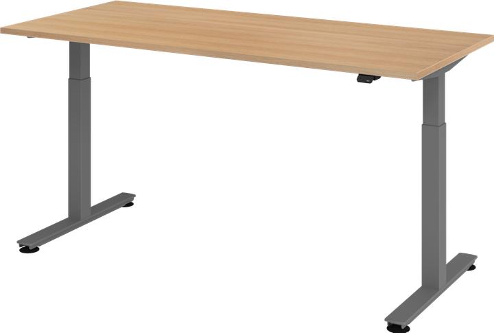 Produktbild Escritorio Sitz-Steh-Schreibtisch el.180x80cm Eiche