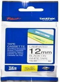 Productafbeelding Brother TZe-231S (1.20 cm, Zwart, Wit)
