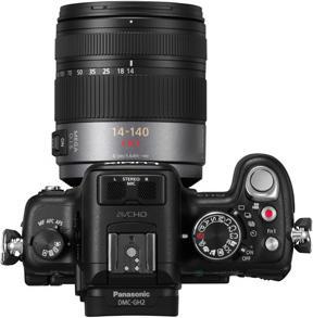 Actual product image Panasonic Lumix GH2HEG-K, 16 MPixel, 14-140mm Kit, Black
