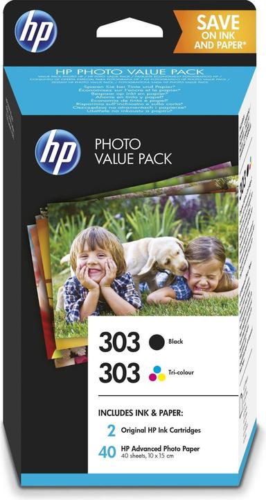 Produktbild HP 303 inkl.Fotopapier (M, BK, C, Y)