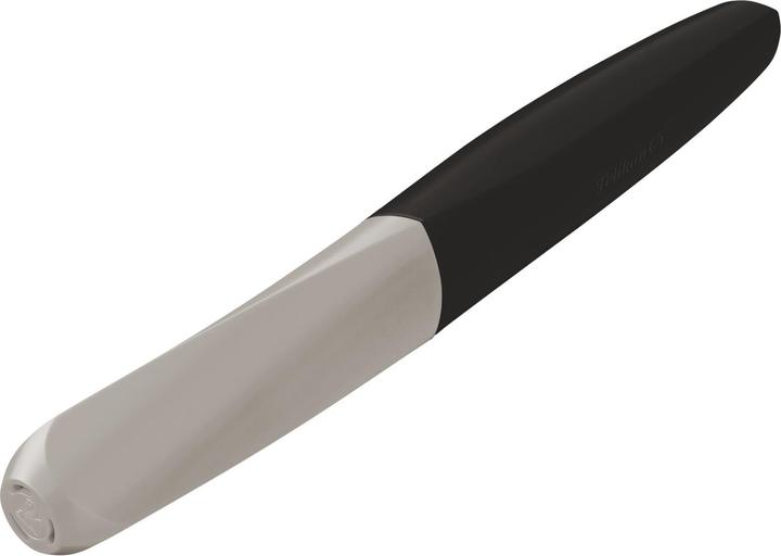 Produktbild Pelikan Füllhalter (Patronenfüllsystem) Twist® Color Blocking Füller für Rechts- und Linkshänder, da (Blau, Grau, Schwarz, 1 x)