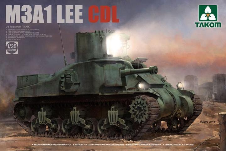 Actual product image Takom US Medium Tank M3A1 LEE CDL