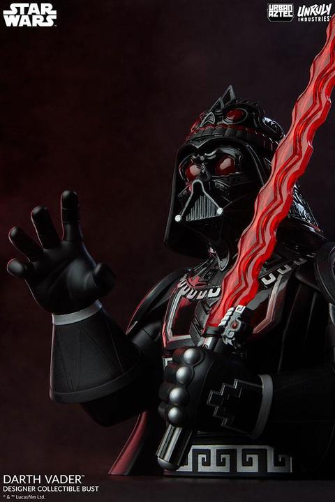 Produktbild Unruly Industries Star Wars Super buste vinyle Urban Aztec Darth Vader by Jesse Hernandez 25 cm