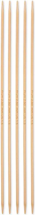 Prym Ferri da maglia BAMBOO 2.50 mm, 20 cm