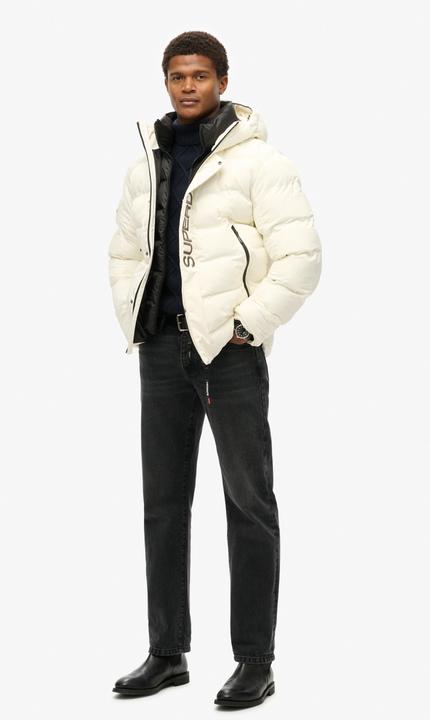 Produktbild Superdry City Steppjacke mit Kapuze und Grafik (L)