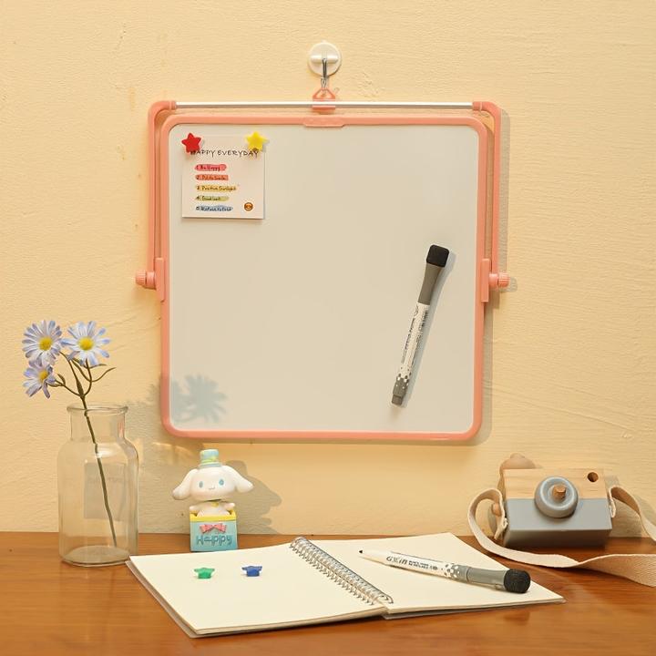 Produktbild Activity Board 1pc Doppelseitiges magnetisches Whiteboard mit Ständer, ABS-Material, Framelink bewegliches