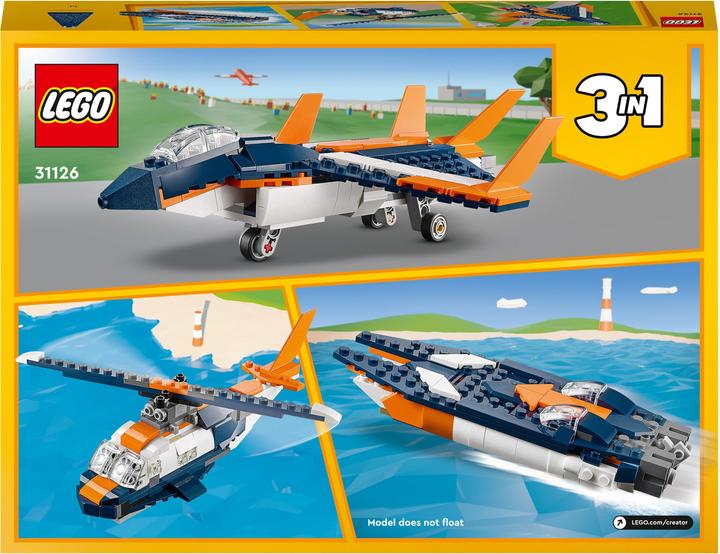 Actual product image LEGO Supersonic jet (31126, LEGO Creator 3-in-1)