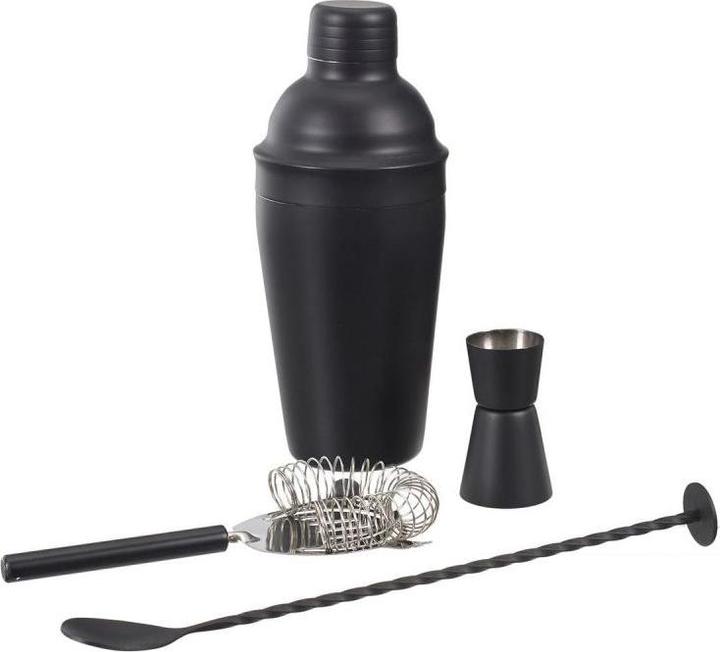 Produktbild Cook Concept Cocktailkiste 4 Accessoires schwarz (Cocktail Set)