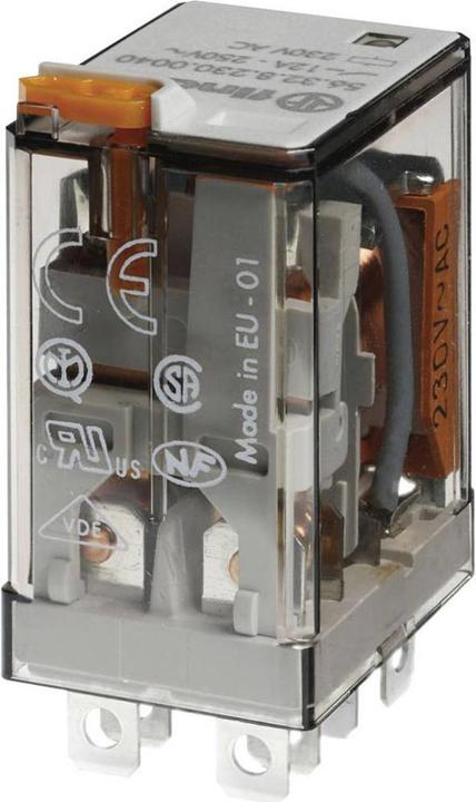 Finder 56.32.9.048.0040 Steckrelais 48 V/DC 12 A 2 Wechsler 1 St.