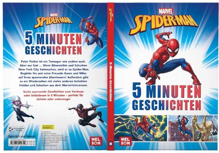 Productafbeelding Spider-Man: 5-Minuten-Geschichten (Duits, 2023)