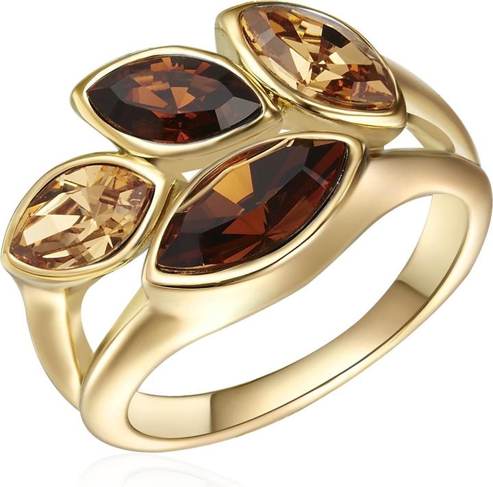 Lulu & Jane Metall-Legierung verziert mit Kristallen von Swarovski® gelbgold - 29421