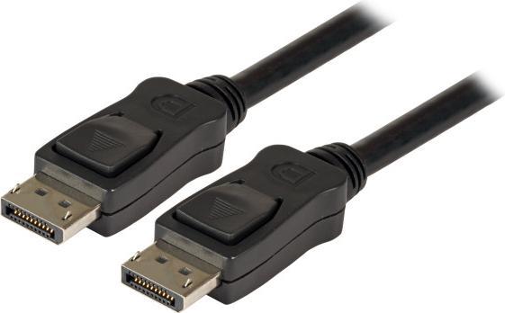 Immagine prodotto EFB Elektronik Cavo di connessione DisplayPort 1.2, 4K60HZ plug-plug, 10m, nero Schermatura: lamina + conduttore (10 m, DisplayPort)
