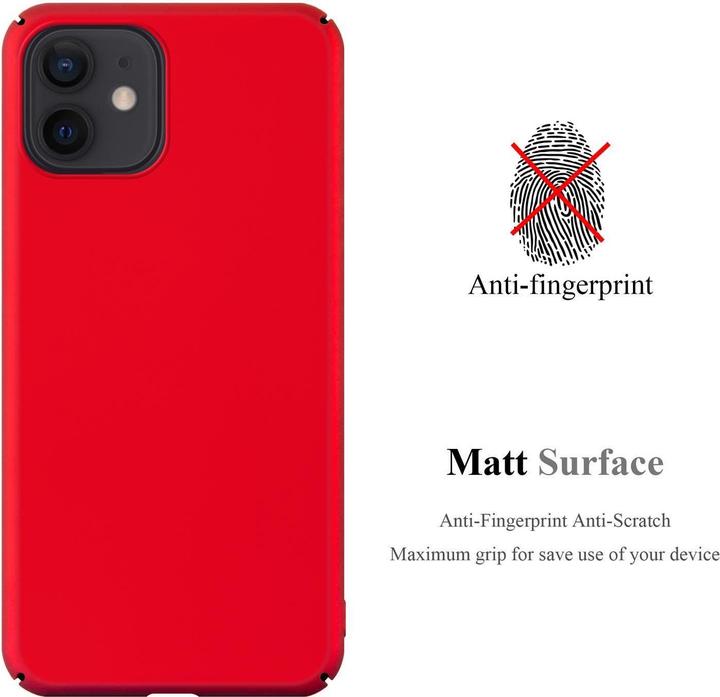 Actual product image Cadorabo Hard Cover Matt Metal Cover (Apple iPhone 12 mini)