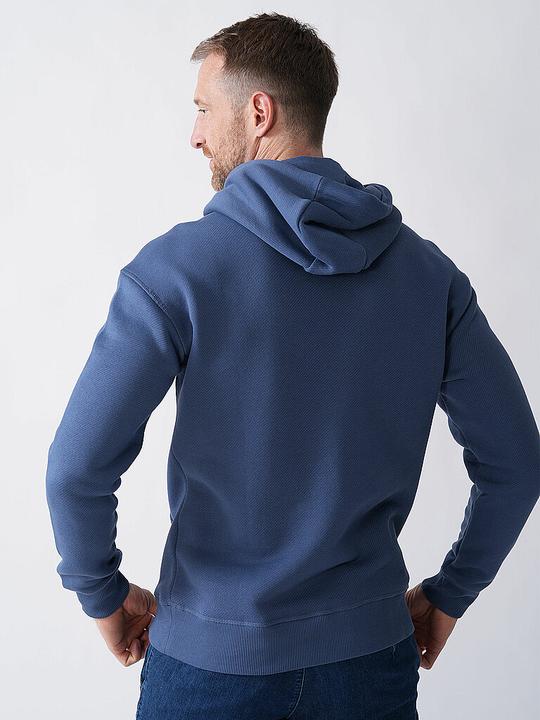 Actual product image KnowledgeCotton Apparel Loose Kangaroo Pocket Sweat with Embroidery (L)