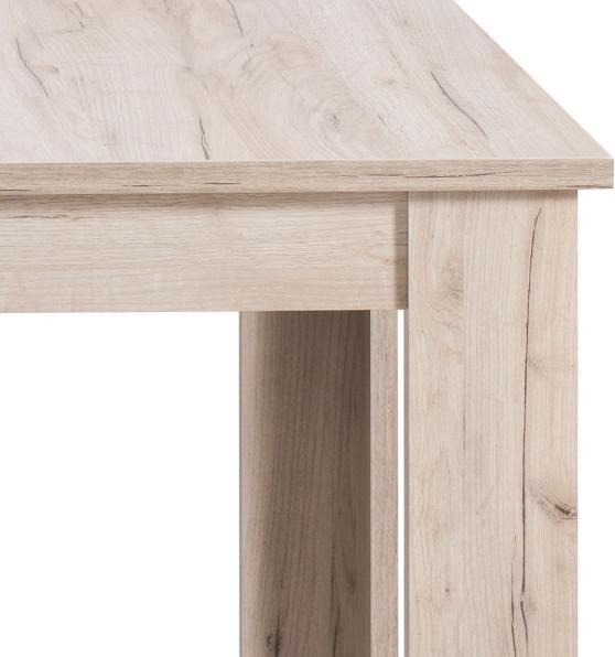 Produktbild Homestyle4u Ausziehbarer Esstisch (160.5 x 90.5 x 76.5 cm)