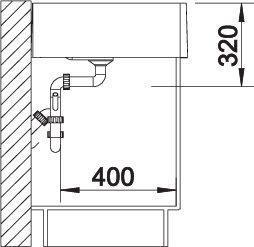 Image du produit Blanco Panor 60 (Éviers à poser, 60 cm, 63 cm)