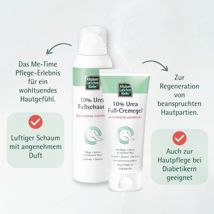Image du produit Dr. Theiss ALLGÄUER LATSCHENKIEFER 10% Urea Fussschaum, 150 ml Schaum (Bain de pieds, 150 ml)