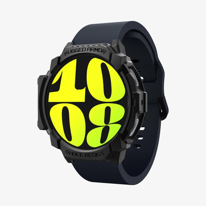Actual product image Spigen Rugged Armor Samsung Watch 7 44mm czarny/black ACS08337