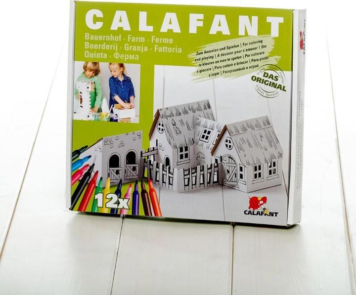 Produktbild Calafant Bauernhof mit 12 Filzstiften