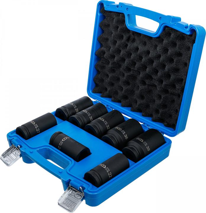 Produktbild BGS Kraft-Steckschlüssel-Einsatz-Satz (22 mm, 24 mm, 27 mm, 28 mm, 30 mm, 32 mm, 36 mm, 38 mm)
