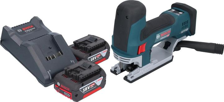 Image du produit Bosch Professional Bosch GST 18V-155 SC Professional Akku Stichsäge 18 V 155 mm Brushless + 2x Akku 4,0 Ah + Ladegerät