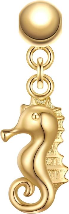 Immagine prodotto Glanzstücke München Ciondolo da donna a forma di cavalluccio marino - 36880 (Argento)