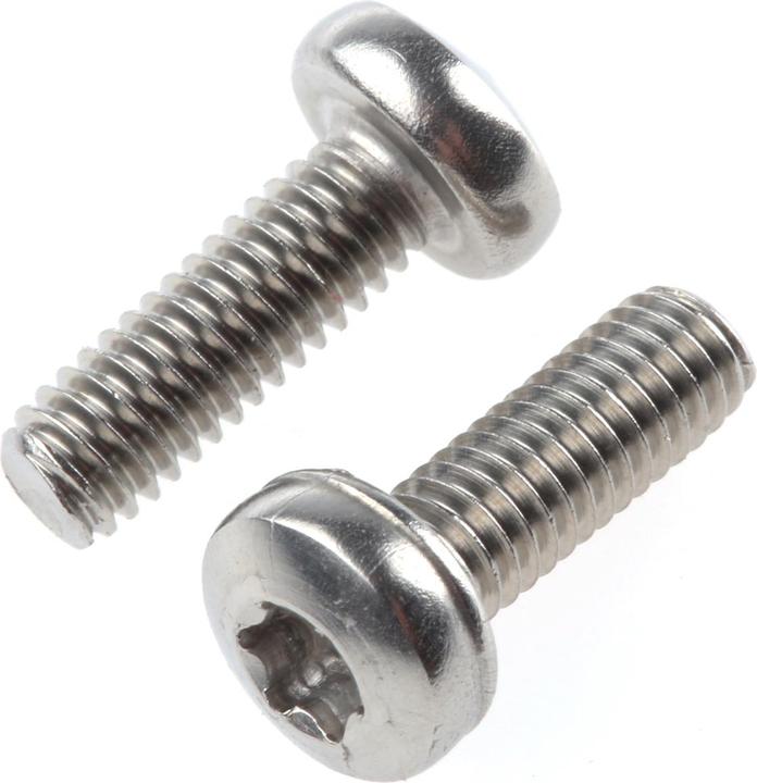Actual product image Rs Pro Screws lens head A2 cross M4x12mm