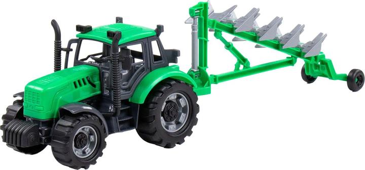 Image du produit Polesie Tracteur Cavallino avec charrue verte, échelle 1:32