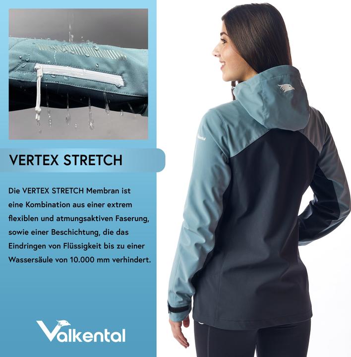 Produktbild Valkental Funktionale & reflektierende Softshelljacke für Outdooraktivitäten - Damen (XL)